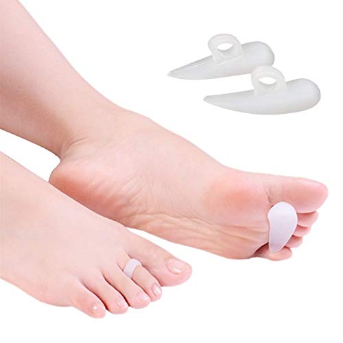 Product Cover 3 Pairs Hammer Toe Pads - Corrector & Straightener for Curled, Curved, Claw & Mallet Toe Relief - Right & Left Gel Support Crest Cushion