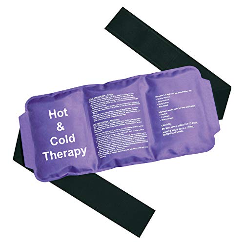 Product Cover Foxxgel Hot and Cold Therapy Reusable Gel Ice Pack for Injuries and Pain Relief with Adjustable Elastic Strap