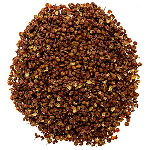 Product Cover Soeos Authentic Szechuan Grade A Red Sichuan Peppercorns, Less Seeds, Strong Flavor, Essential for Kung Pao Chicken, Mapo Tofu, 4 oz.