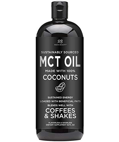 Product Cover Premium MCT Oil Made only from Non-GMO Coconuts - 32oz. Keto, Paleo, Gluten Free and Vegan Approved.