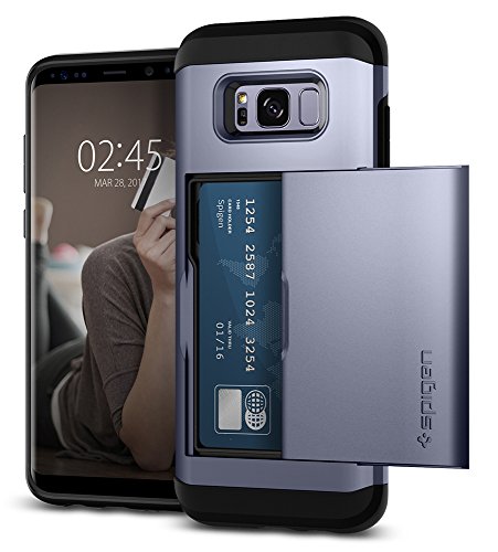 Product Cover Spigen Slim Armor CS Designed for Samsung Galaxy S8 Plus Case(2017) - Orchid Gray