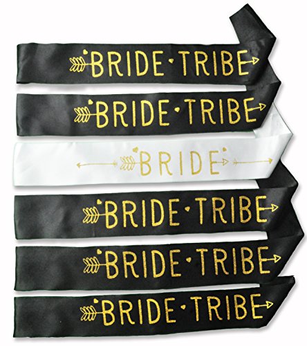 Product Cover Bride Tribe Sash Bachelorette Party Decorations - Bridal Shower Gifts or Favors - Bride to Be Sash