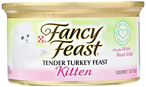 Product Cover Fancy Feast Tender Turkey Feast Kitten Made With Real Milk 12-Cans