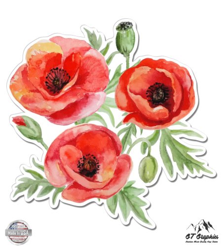 Product Cover GT Graphics Poppies Watercolor - 3