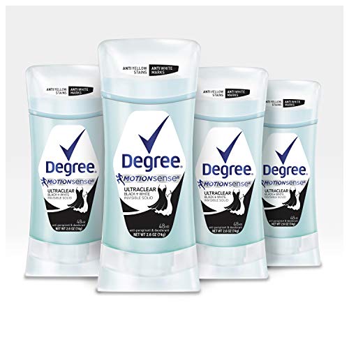 Product Cover Degree UltraClear Black + White Antiperspirant Deodorant 2.6 oz, 4 count