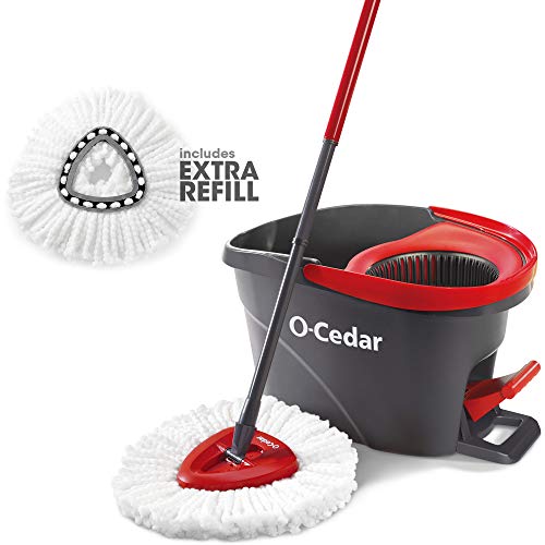 Product Cover O-Cedar Easywring Microfiber Spin Mop & Bucket Floor Cleaning System with 1 Extra Refill