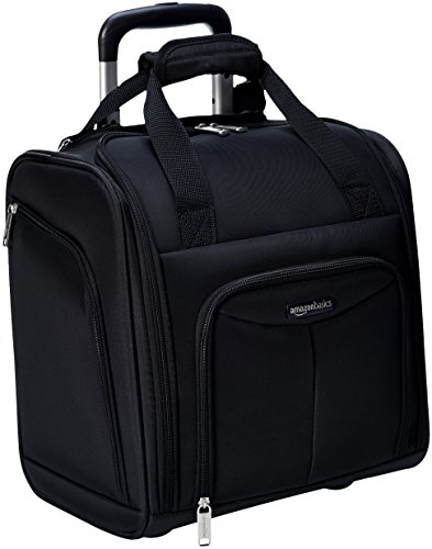 Product Cover AmazonBasics Underseat Carry-On Rolling Travel Luggage Bag, 14-Inches - Black