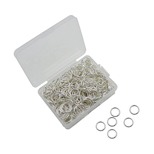Product Cover 500Pcs 10mm Silver Open Jump Rings Open Connectors Circle Metal Findings
