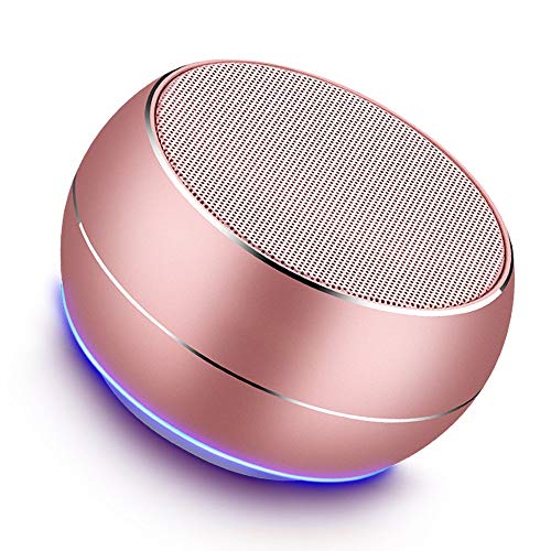 Product Cover NUBWO Portable Bluetooth Speakers with HD Audio and Enhanced Bass, Built-in Speakerphone for iPhone, iPad, BlackBerry, Samsung and More (Rose Gold)