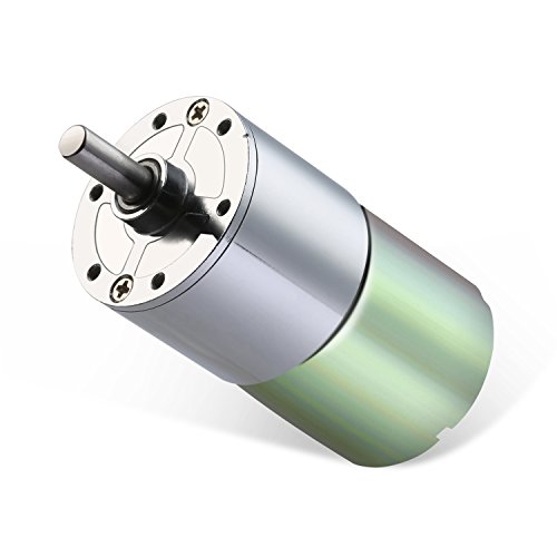 Product Cover Greartisan DC 12V 200RPM Gear Motor High Torque Electric Micro Speed Reduction Geared Motor Centric Output Shaft 37mm Diameter Gearbox