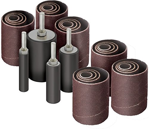 Product Cover 28pk Sanding Drums and Sleeves Set for Drill, 2 inch Long