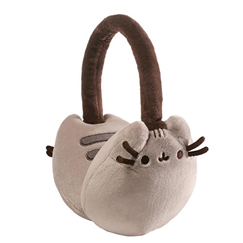 Product Cover GUND Pusheen Cat Plush Stuffed Animal Earmuffs, Gray, 8