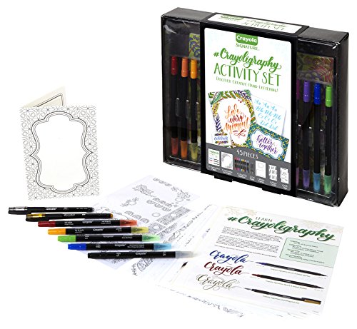 Product Cover Crayola Signature Crayoligraphy Hand Lettering Art Set Age 14+