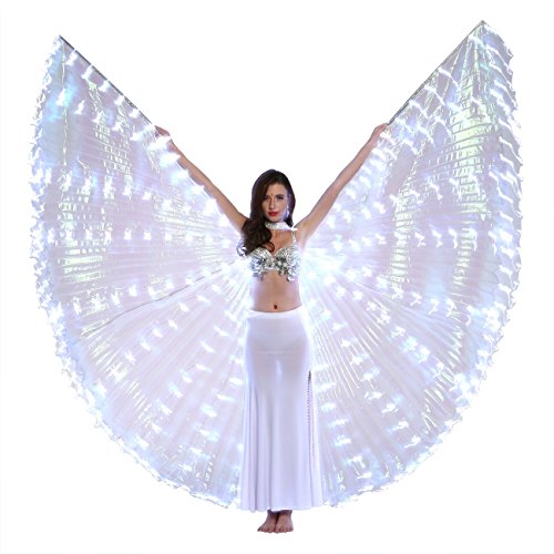 Product Cover Dance Fairy Belly Dance LED Angel Isis Wings with Flexible Sticks