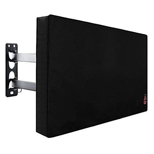 Product Cover Outdoor TV Cover 40 to 43 inches with Scratch Resistant Interior, Bottom Seal, Weatherproof Protector for LCD, LED, Plasma Television Sets, Built in Remote Controller Storage Pocket
