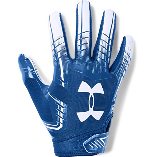 Product Cover Under Armour boys F6 Youth Football Gloves Royal (400)/White Youth Medium