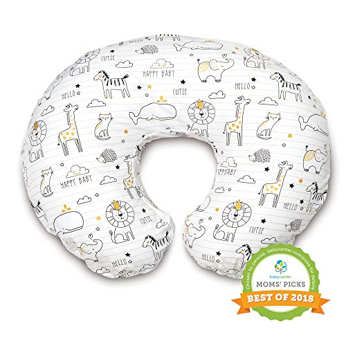 Product Cover Boppy Original Nursing Pillow and Positioner, Notebook Black and Gold, Cotton Blend Fabric with allover fashion