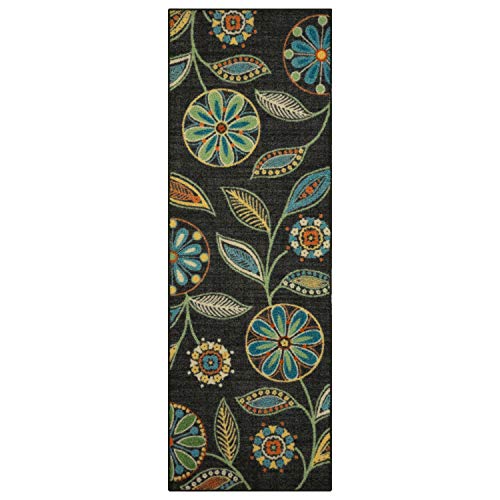 Product Cover Maples Rugs Runner Rug - Reggie Artwork Collection 2 x 6 Non Skid Hallway Carpet Entry Rugs Runners [Made in USA] for Kitchen and Entryway, 2' x 6'