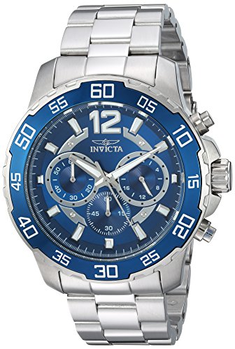 Product Cover Invicta Men's Pro Diver Quartz Watch with Stainless-Steel Strap, Silver, 22 (Model: 22713)