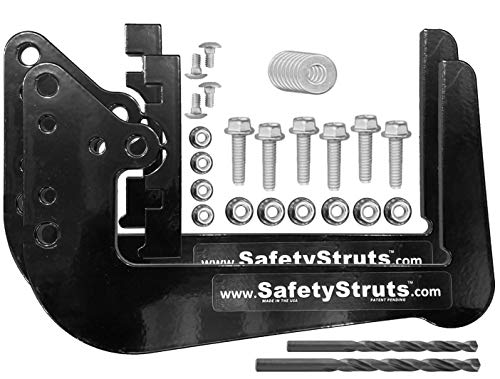Product Cover Mount-n-Lock SafetyStruts Prevent RV Bumper Failure TM (SSN-Standard, Black)