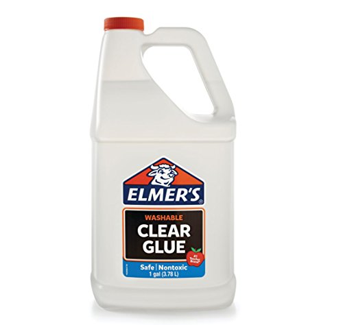 Product Cover Elmer's Liquid School Glue, Clear, Washable, 1 Gallon - Great for Making Slime