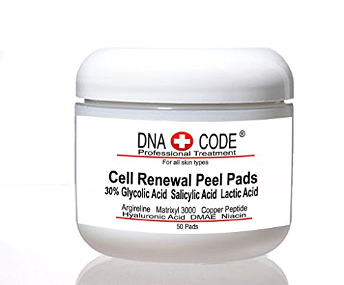 Product Cover AntiAging Peel Pads-30% Glycolic Cell Renewal Peel Pads+ Salicylic, Lactic Acid, Argireline, DMAE