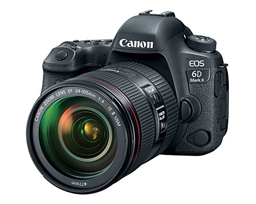 Product Cover Canon EOS 6D Mark II DSLR Camera with EF 24-105mm USM Lens - WiFi Enabled