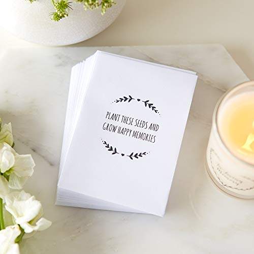 Product Cover 25 'Plant These Seeds and Grow Happy Memories' Unfilled Seed Packet Funeral Favour Envelopes - by Angel & Dove