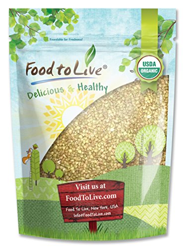 Product Cover Organic Buckwheat Groats, 8 Ounces - Hulled, Non-GMO, Kosher, Raw, Vegan, Bulk