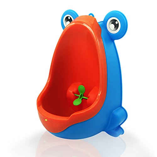 Product Cover Sundee Boy's Baby Urinal - Cute Frog Standing Potty Training Urinal for Pee Trainer with Funny Aiming Target - Blue