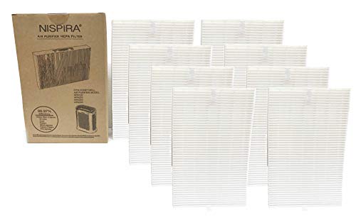 Product Cover Nispira 8 True HEPA Replacement Filters R for Honeywell Air Purifier Models HPA300, HPA090, HPA100 and HPA200 Compared to HRF-R1 HRF-R2 HRF-R3