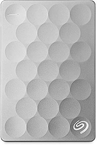Product Cover Seagate 1TB Backup Plus Ultra Slim (Platinum) USB 3.0 External Hard Drive for PC/Mac with Seagate Rescue - 2 Year Data Recovery Plan