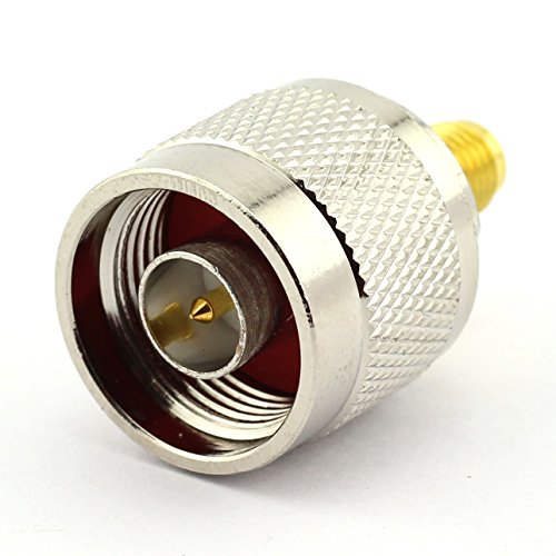 Product Cover DGZZI 2-Pack N Male to SMA Female RF Coaxial Adapter N to SMA Coax Jack Connector