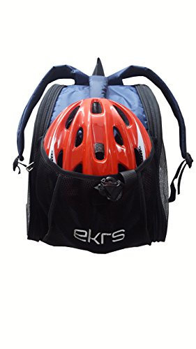 Product Cover Ek Retail Shop EKRS Bag Suitable For Inline Skates And Skating Helmet (Blue Color)