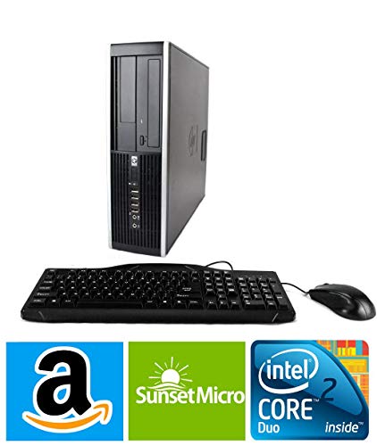Product Cover HP Desktop, Dual Core AMD, New 8gb Memory, 500gb, DVD, Windows 10 Professional, WiFi Wireless (Renewed)
