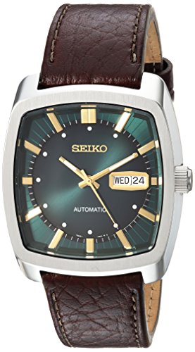 Product Cover Seiko Men's Recraft Series Automatic Leather Casual Watch (Model: SNKP27)