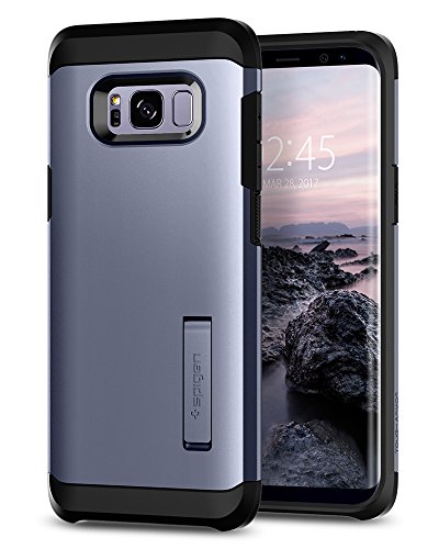 Product Cover Spigen Tough Armor Galaxy S8 Designed for Samsung Galaxy S8 Case (2017) - Orchid Gray