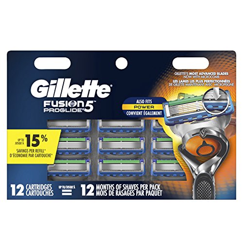 Product Cover Gillette Fusion5 ProGlide Men's Razor Blades, 12 Blade Refills
