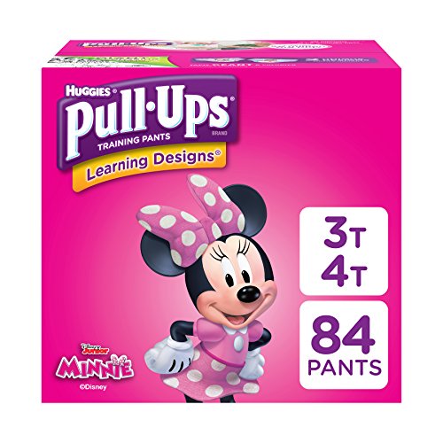 Product Cover Pull-Ups Learning Designs for Girls Potty Training Pants, 3T-4T (32-40 Pound), 84 Count (Packaging May Vary)