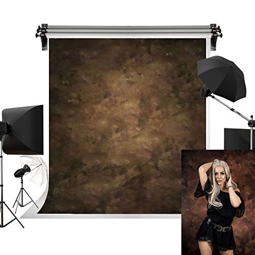 Product Cover Kate 5x7ft/1.5m(W) x2.2m(H) Brown Background Portrait Photography Abstract Texture Backdrop Photography Studio Props Photographer Kids Children