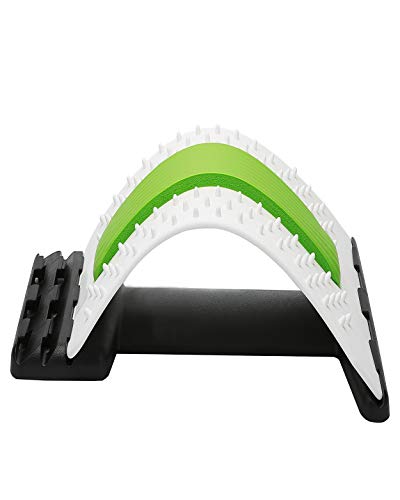 Product Cover ChiFit Lumbar Back Pain Relief Device, Lumbar Back Stretcher, for Lower and Upper Back Massager and Support,Lumbar Support for Office Chair (Green)