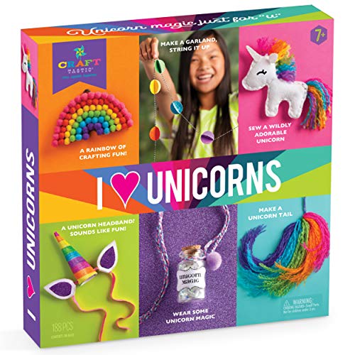 Product Cover Craft-tastic - I Love Unicorns Kit - Craft Kit Includes 6 Unicorn-Themed Projects