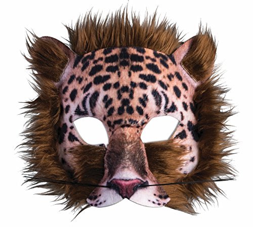 Product Cover Forum Novelties 3D Print Costume Half Mask: Leopard