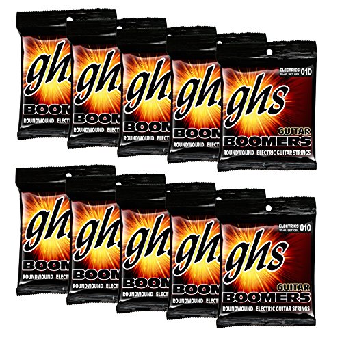 Product Cover GHS Strings GHS Boomers Roundwound Electic Guitar Strings Light GBL 10 Pack (10-46)
