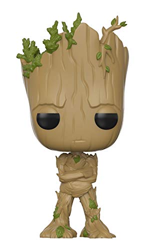 Product Cover Funko Pop! Movies: Guardians of The Galaxy Vol. 2 - Adolescent Groot Amazon Exclusive Action Figure