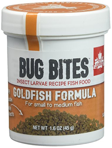 Product Cover Fluval A6583 Bug Bites Goldfish Granules 1.6 oz, Small to Medium Fish
