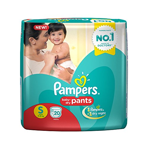 Product Cover Pampers Small Size Diaper Pants, White (20 Count)