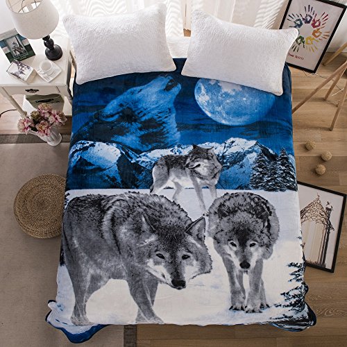 Product Cover All American Collection New Super Soft Animal Printed Throw Blanket, Various Designs