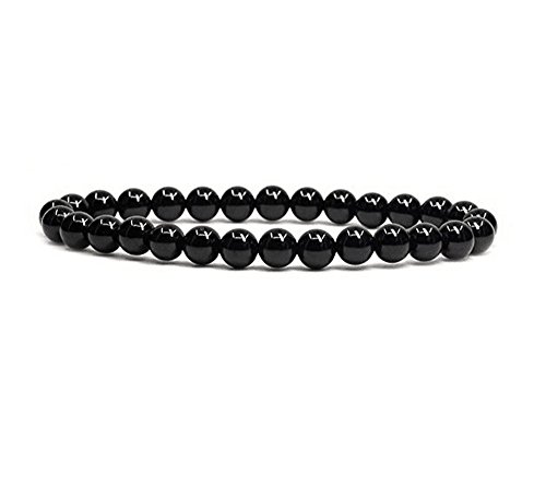 Product Cover Authentic Power Negative Ion Tourmaline Beads Stretch Bracelet