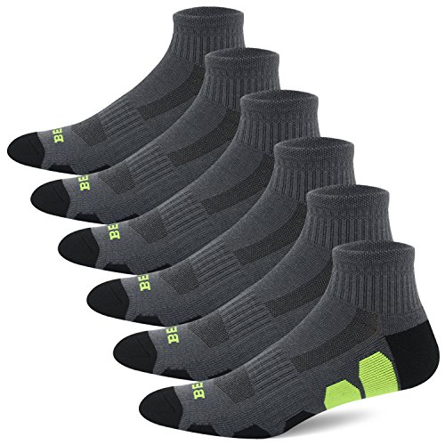 Product Cover BERING Men's Performance Athletic Ankle Running Socks (6 Pack)